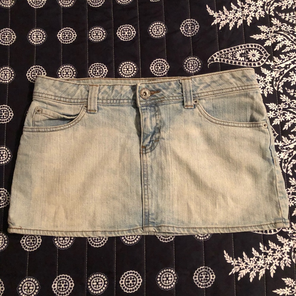 Jean mini skirt size 3